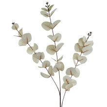 80cm White Eucalyptus Foliage Stem