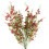 Leaf Pack of 6 x 100cm Artificial Foliage Stem with Small Flowers - Red 1