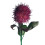 Leaf 70cm Globe Thistle Purple Ball Artificial Flower Stem 1