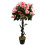 Leaf Artificial Pink Rose Tree Wedding Twisted Vine Detail 90cm (3ft) 1