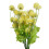 Leaf Pack of 6 x 50cm Dahlia Pompom Yellow Artificial Stem 1