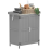 Outsunny Sturdy Garden Storage Bench with Stainless Steel Top & Easy Access 1