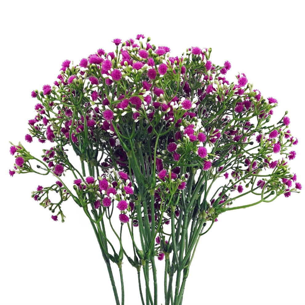 Leaf Pack Of 6 X 55Cm Gypsophila Pink Stem - Image 6