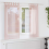 VidaXL vidaXL Voile Curtains with Loops 2 pcs Light Pink 140x175 cm 1