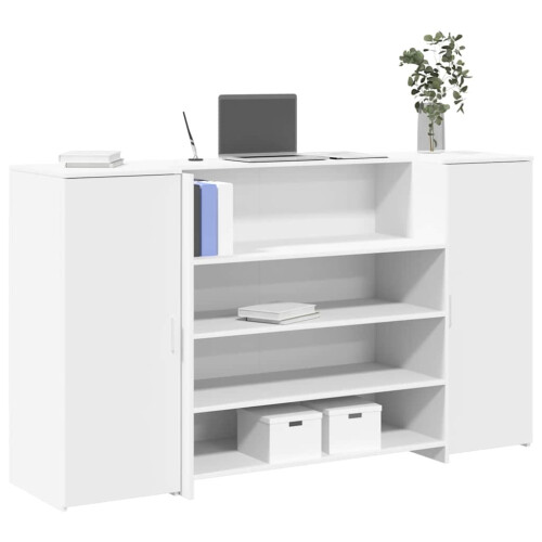 VidaXL vidaXL Reception Desk White 180x50x103.5 cm Engineered Wood