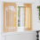 VidaXL vidaXL Voile Curtains with Rod Pockets 2 pcs Orange 1