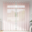VidaXL vidaXL Voile Curtains with Loops 2 pcs Light Pink 140x225 cm 1