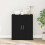 VidaXL vidaXL Sideboard Black Oak 60x31x70 cm Engineered Wood 1