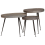 VidaXL vidaXL Coffee Table 3 pcs Silver Engineered Wood 1