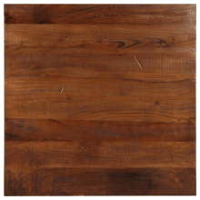 vidaXL Table Top 80x80x2.5 cm Square Solid Wood Reclaimed