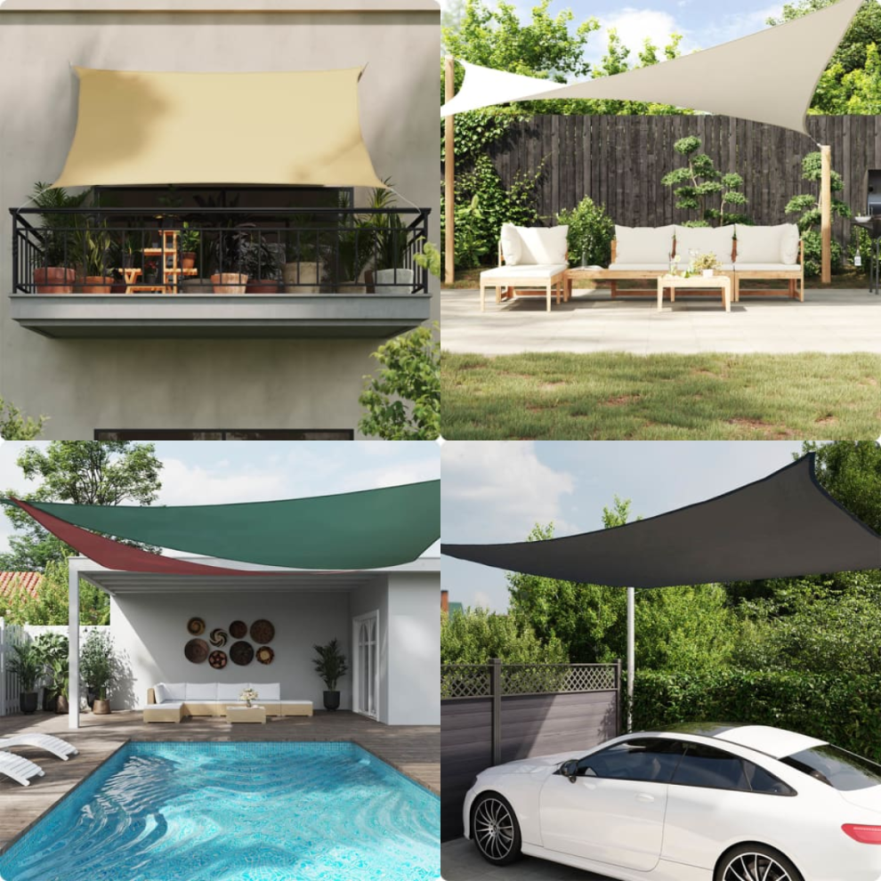 vidaXL Sunshade Sail Oxford Fabric Square 4.5x4.5 m Orange