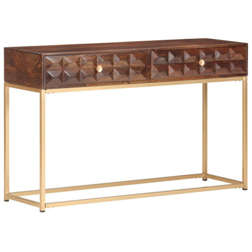 VidaXL vidaXL Console Table 122x36x75 cm Solid Mango Wood