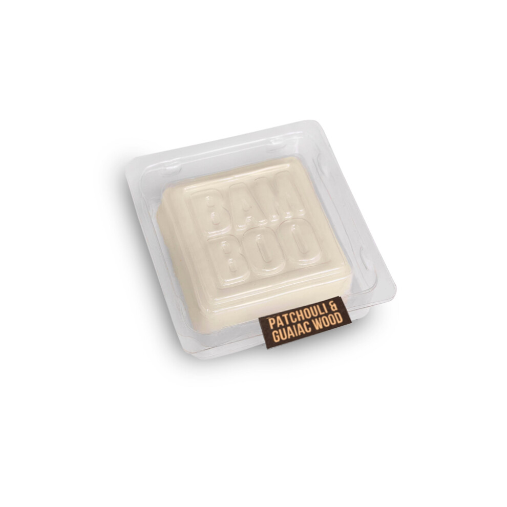 Bamboo Soy Wax Melt - Patchouli & Guaiac Wood - Up To 12 Hours Burn Use With Wax Warmer