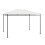 VidaXL Gazebo 4x3x2.7 m Cream 180 g/m² 1