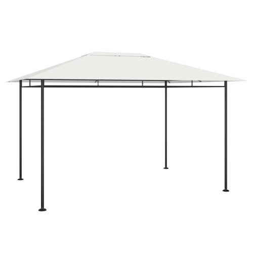 VidaXL Gazebo 4x3x2.7 m Cream 180 g/m²