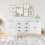 VidaXL vidaXL Sideboards 3 pcs White Engineered Wood 1