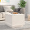 VidaXL vidaXL Coffee Table White 40x50x35 cm Solid Wood Pine 1