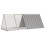 VidaXL vidaXL Rabbit Cage Grey 201.5x80.5x71 cm Galvanised Steel 1