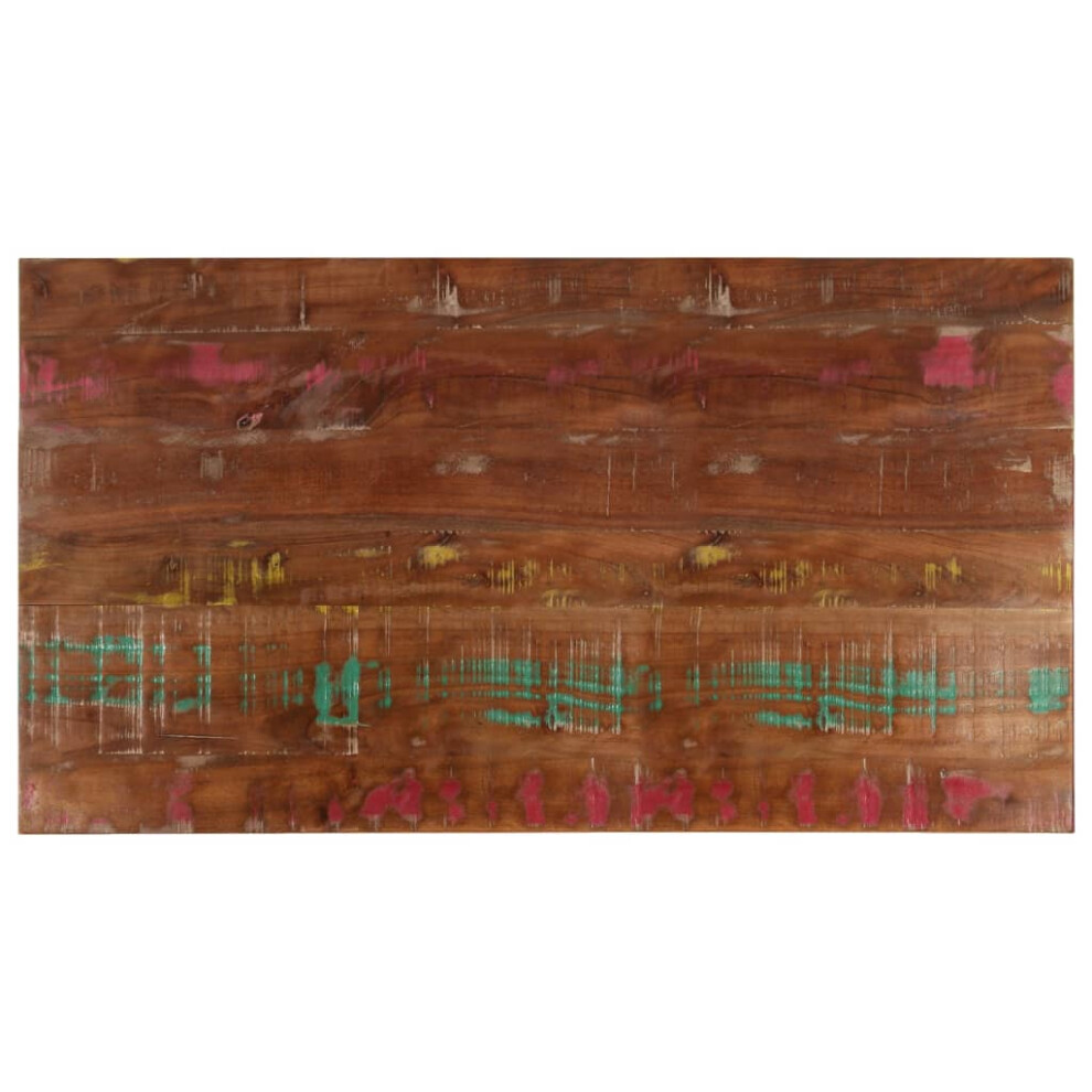 New Vidaxl Table Top 110X60x3.8 Cm Rectangular Solid Wood Reclaimed