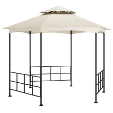 Gazebo with Sidewalls 3.1x2.7 m Cream