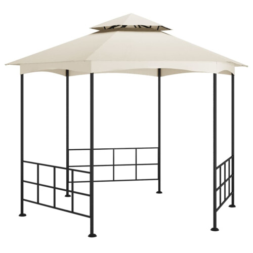 VidaXL Gazebo with Sidewalls 3.1x2.7 m Cream