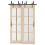 VidaXL vidaXL Sliding Door Hardware Kit 152,5 cm Steel Black 1