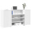 VidaXL vidaXL Reception Desk White 200x50x103.5 cm Engineered Wood 1