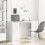 VidaXL vidaXL Desk White 120x42x76 cm Engineered Wood 1