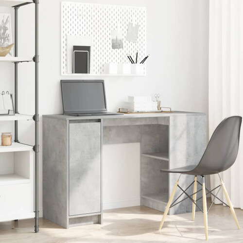 VidaXL vidaXL Desk Concrete Grey 120x42x76 cm Engineered Wood