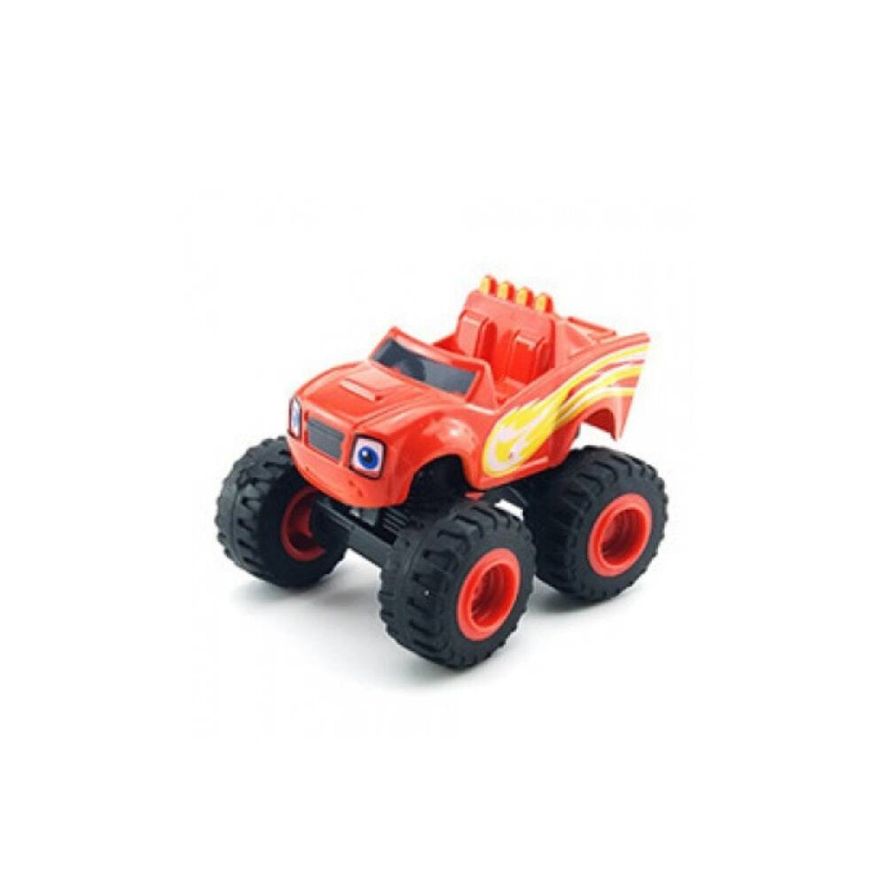 (Red) The Blaze And Monster Machines Truck Speed Toy With Crusher Pickle For Gift Kids
