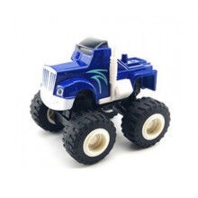 (Blue) The Blaze And Monster Machines Truck Speed Toy With Crusher Pickle For Gift Kids