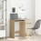 VidaXL vidaXL Desk Sonoma Oak 86x49x76 cm Engineered Wood 1
