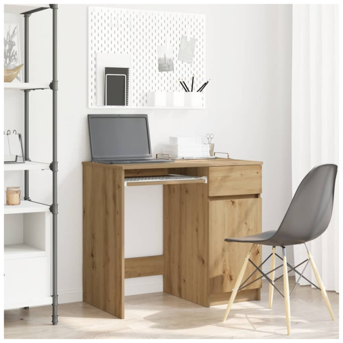 VidaXL vidaXL Desk Artisan Oak 86x49x76 cm Engineered Wood
