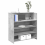 VidaXL vidaXL Reception Desk Concrete Grey 100x50x103.5 cm Engineered Wood 1