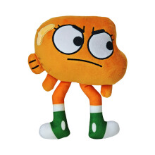 (Orange) Amazing The World Of Gumball Plush Toy Bright Colors Children Festival Gift Doll