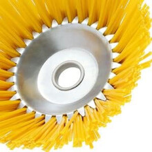 Weed Brush Head, Weed Head, Round Garden Nylon Weed Brush Grass Trimmer Head Universal