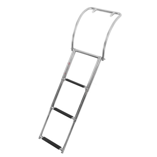 3 Step Pontoon Boat Ladder Stainless Steel Heavy