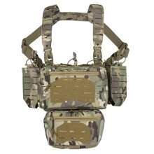 Chest Rig Tactical Chest Rig 1000D Molle Micro Chest Rigs Adjustable Detachable Modular Vest with Mag Pouch