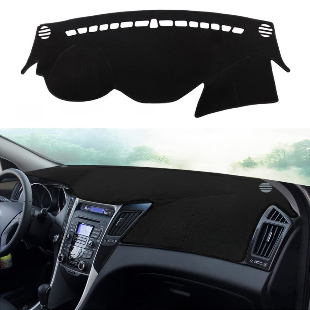 Dashboard Cover Dash Cover Mat Pad Carpet Custom Fit For Hyundai Sonata 20112014 Accessories 6493810864834