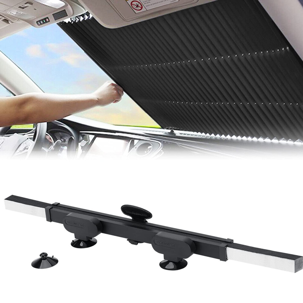Retractable Windshield Sun Shade For Car, Large Sun Visor Blocks 99% Uv Rays, Keeps Vehicle Cool 6493810800849