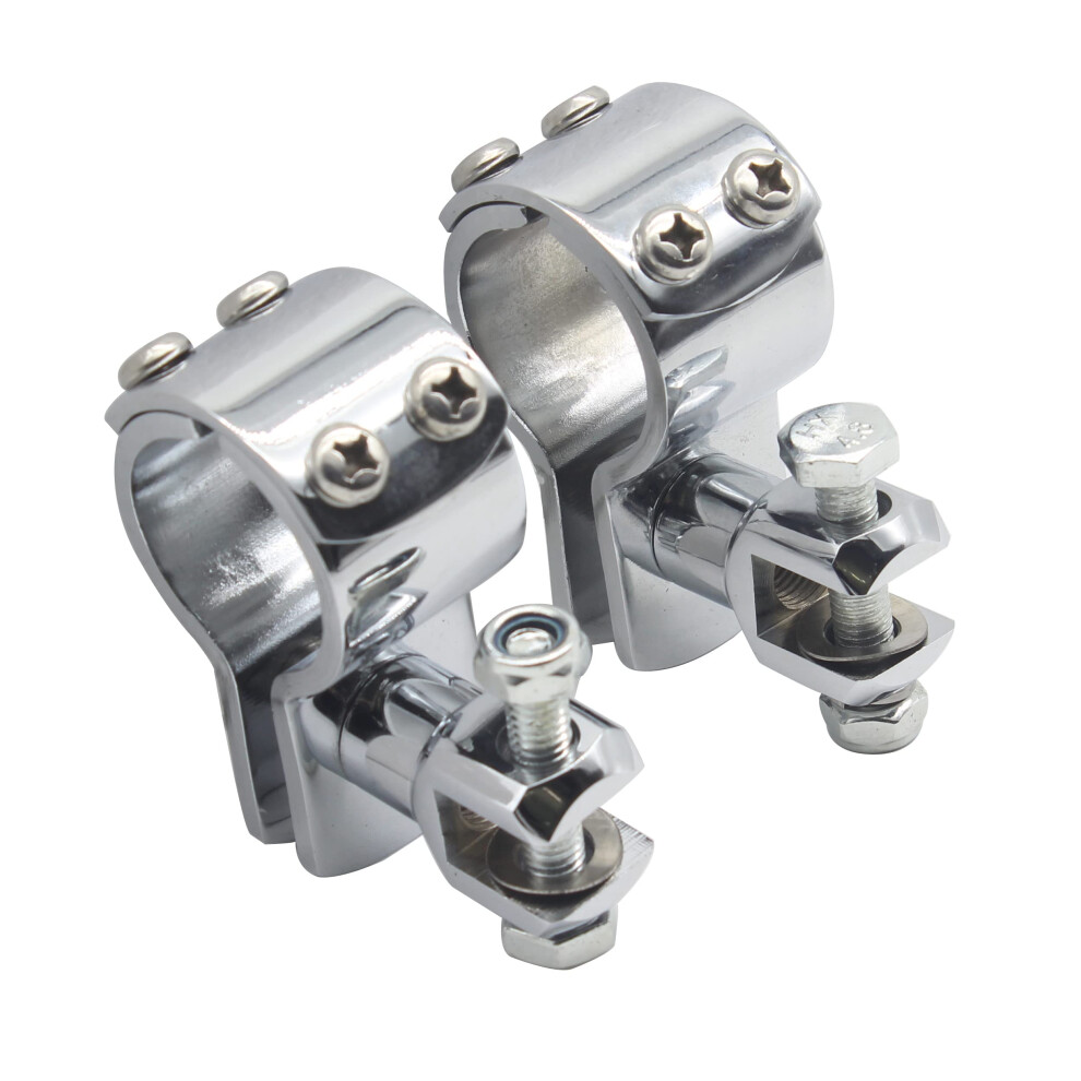 Yhmoto Motorcycle Foot Peg Clamps Highway Pegs Mount Kit 1.25' Crash Bars 6493810865152