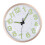 12in Silent Quartz Wall Clock Rose Gold Luminous 6