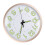 12in Silent Quartz Wall Clock Rose Gold Luminous 10