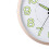 12in Silent Quartz Wall Clock Rose Gold Luminous 9