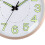 12in Silent Quartz Wall Clock Rose Gold Luminous 5