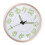 12in Silent Quartz Wall Clock Rose Gold Luminous 12