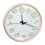 12in Silent Quartz Wall Clock Rose Gold Luminous 13