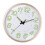 12in Silent Quartz Wall Clock Rose Gold Luminous 1