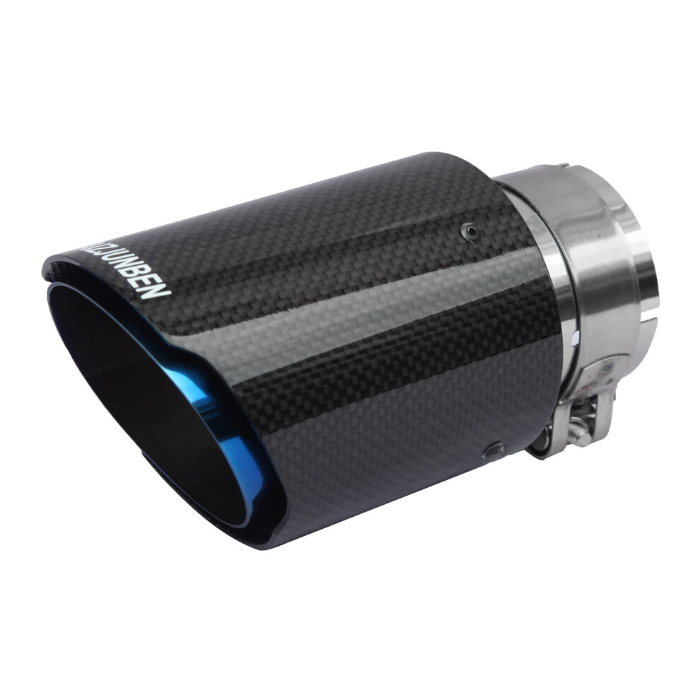 Carbon Fiber Exhaust Tip, Carbon Fiber Tail Pipe, Inlet Size 63Mm/2.5', Outlet Size 89Mm/3.5' 6493810865251