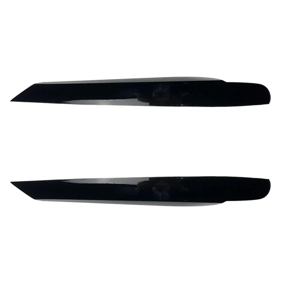 2 Pcs Abs Headlight Eyebrow Eyelids Decoration Cover Trim Car Accessories Compatible With Vw Touran 2011 2012 2013 2014 2015(Carbon Fiber) Black 6493810865695